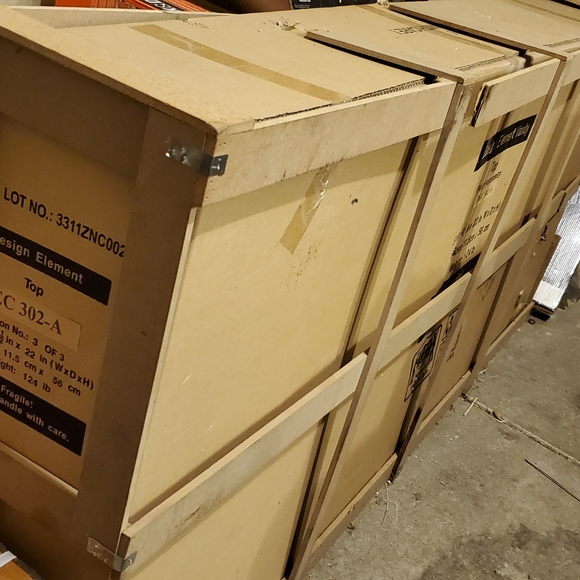 60 inch Double Bathroom Vanity (BRAND NEW in box!) - Picture 3 of 5